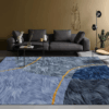 Imitation Animal Fur Geometric Patterns Creative Carpets For Dining Room Bedroom