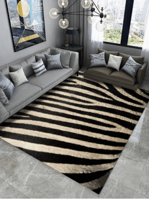 Zebra Stripes Patterns Creative Carpets For Dining Room Bedroom Living Room