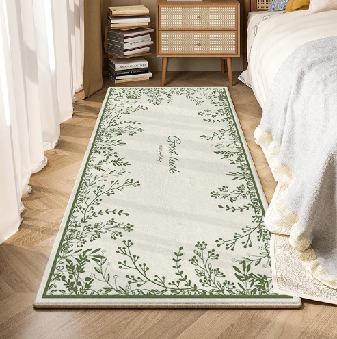 Vintage Living Room Shaggy Rug Light Luxury Lambswool Bedroom Sofa Coffee Table Rug Floating Window Mat - Image 3