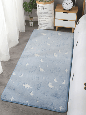 Soft Large Luminous Cute Dinosaur Rugs Carpets for Home Decor or Nursery 01