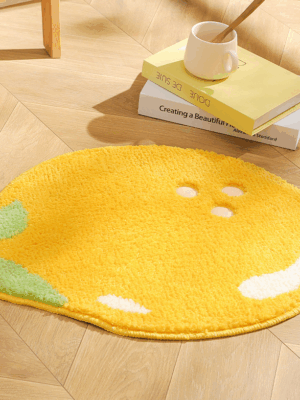 Cute Fruits Extra Soft Bath Mats Absorbent Non-Slip Bathroom Rugs