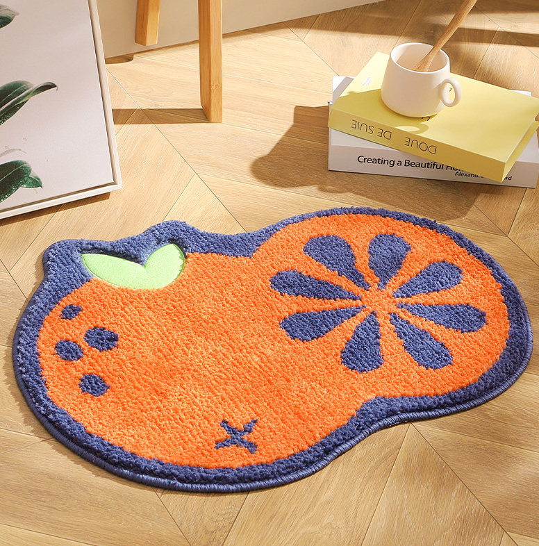 Cute Fruits Extra Soft Bath Mats Absorbent Non-Slip Bathroom Rugs - Image 2