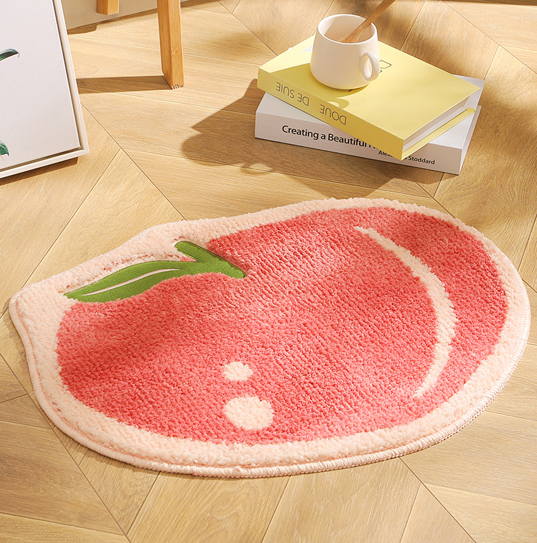 Cute Fruits Extra Soft Bath Mats Absorbent Non-Slip Bathroom Rugs - Image 3
