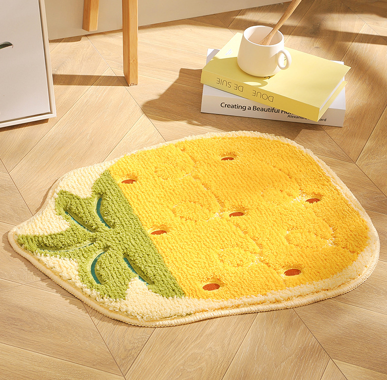 Cute Fruits Extra Soft Bath Mats Absorbent Non-Slip Bathroom Rugs - Image 6
