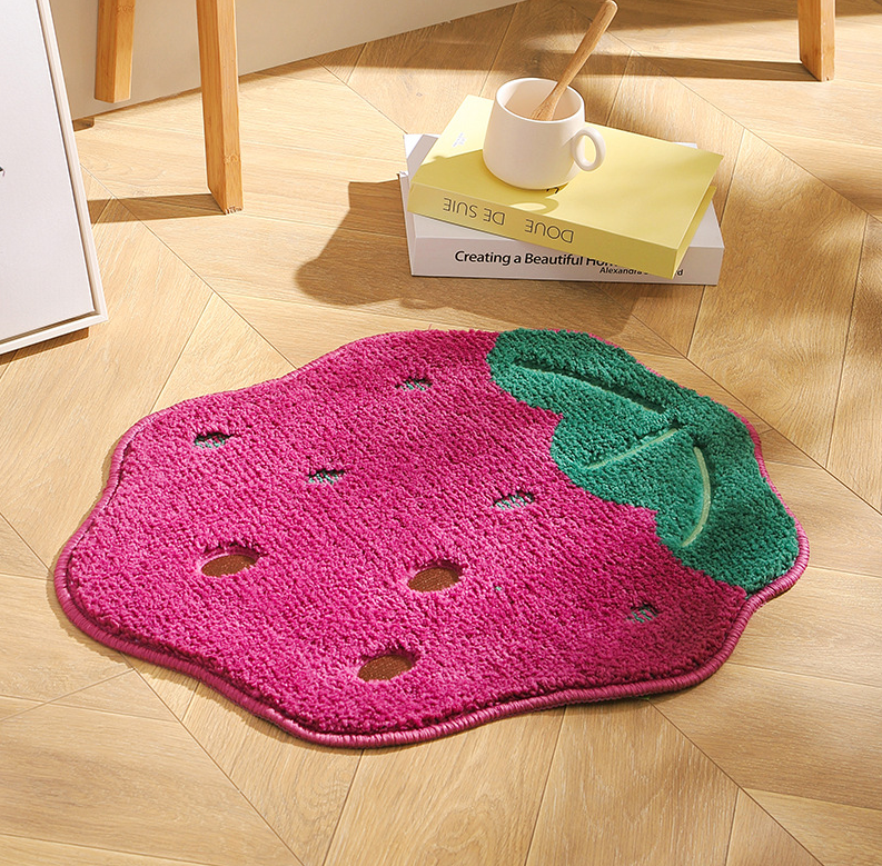 Cute Fruits Extra Soft Bath Mats Absorbent Non-Slip Bathroom Rugs - Image 9