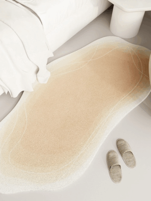 Irregular Style Modern Minimalist Faux Cashmere Rugs For Living Room Bedroom Bedside Rugs Anti-slip Foot Mats 03