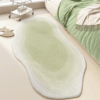 Irregular Style Modern Minimalist Faux Cashmere Rugs For Living Room Bedroom Bedside Rugs Anti-slip Foot Mats 05