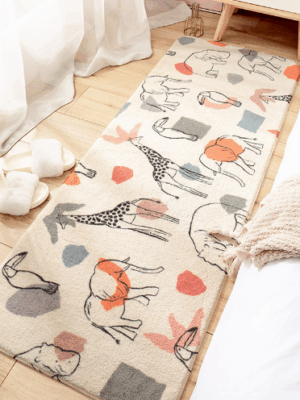 Cute Living Room Shaggy Rug Light Luxury Lambswool Bedroom Sofa Coffee Table Rug Floating Window Mat 06