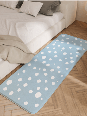 Cute Living Room Shaggy Rug Light Luxury Lambswool Bedroom Sofa Coffee Table Rug Floating Window Mat 26