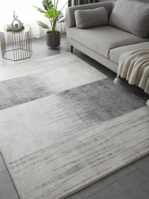 Wabi-sabi Style Faux Cashmere Home Living Room Sofa Coffee Table Rug Bedroom Bedside Rug Washable Rug 03