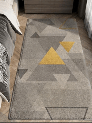 Vintage Minimalist Pattern Living Room Shaggy Rug Light Luxury Lambswool Bedroom Sofa Coffee Table Rug Floating Window Mat 10