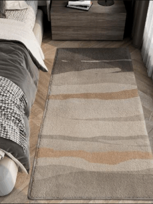 Vintage Minimalist Pattern Living Room Shaggy Rug Light Luxury Lambswool Bedroom Sofa Coffee Table Rug Floating Window Mat 19