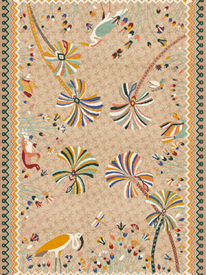 Vintage Yellow Flowers Faux Cashmere Rugs For Living Room Bedroom Bedside Rugs Anti-slip Foot Mats