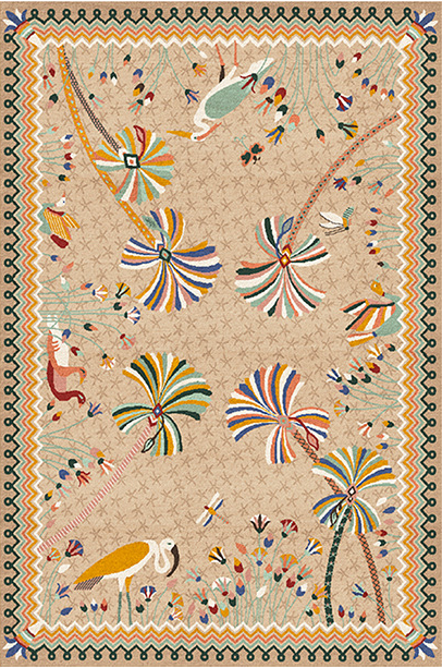 Vintage Yellow Flowers Faux Cashmere Rugs For Living Room Bedroom Bedside Rugs Anti-slip Foot Mats