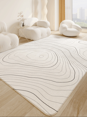 Ins Style Simple Home Bedroom Rugs Living Room Rugs Faux Cashmere Floor Mats Room Bedside Plush Rugs 01