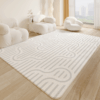 Ins Style Simple Home Bedroom Rugs Living Room Rugs Faux Cashmere Floor Mats Room Bedside Plush Rugs 02