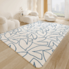 Ins Style Simple Home Bedroom Rugs Living Room Rugs Faux Cashmere Floor Mats Room Bedside Plush Rugs 03