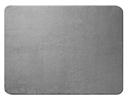 Simple Pure Grey Faux Cashmere Bedroom Living Room Bedside Rug Plush Carpet - Image 2