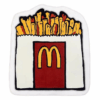 French Fries Cartoon Carpet Entry Doorway Room Shaped Absorbent Anti-slip Mats