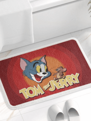 Tom&Jerry Bathroom Water-absorbent Thick Mats Bathroom Foot Mats Household Toilet Doorway Mats 03