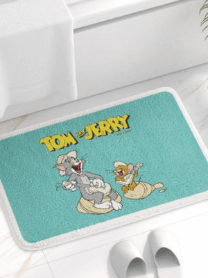 Tom&Jerry Bathroom Water-absorbent Thick Mats Bathroom Foot Mats Household Toilet Doorway Mats 10