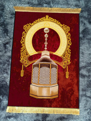 Retro Red Fringe Simple Non-slip Foldable Carpets For Living Room Dining Room Bedroom 02