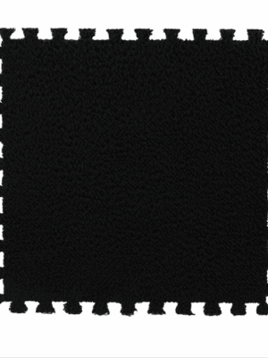 Patchwork Cuttable Modern Checkered Pattern Fuzzy Comfortable Bedroom Rug For Living Room