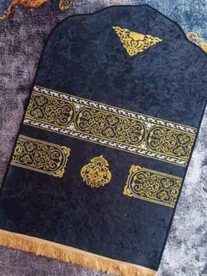 Retro Black Fringe Simple Non-slip Foldable Carpets For Living Room Dining Room Bedroom 07