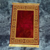 Retro Red Fringe Simple Non-slip Foldable Carpets For Living Room Dining Room Bedroom 12