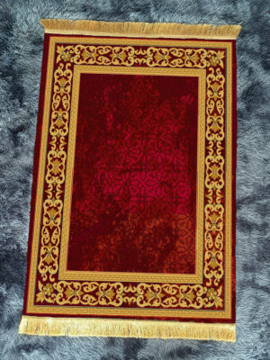 Retro Red Fringe Simple Non-slip Foldable Carpets For Living Room Dining Room Bedroom 12