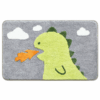 Cute Dinosaurs Entryway Doormat Rugs Kitchen Bathroom Anti-slip Mats
