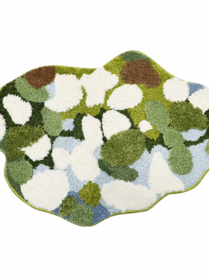 Green Moss Thicked Patterned Entryway Doormat Rugs Kitchen Bathroom Anti-slip Mats02