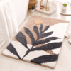 Colourful Leaves Extra Soft Flocking Bath Mats Absorbent Non-Slip Bathroom Rugs 02