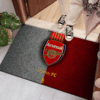 Arsenal FC® Logo - Football Red Black Mats For Bedroom Children's Room Sofa Mat Easy Care Floor Mats