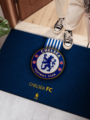 CHELSEA FC® Logo - Football Mats For Bedroom Children's Room Sofa Mat Easy Care Floor Mats