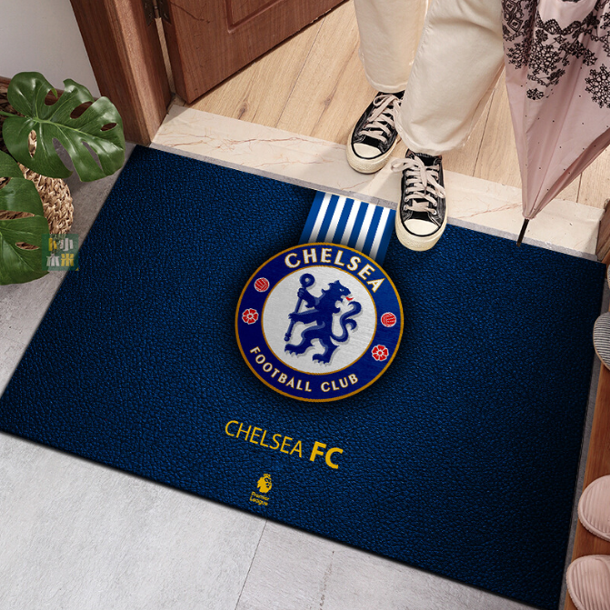 CHELSEA FC® Logo - Football Mats For Bedroom Children's Room Sofa Mat Easy Care Floor Mats
