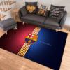 Barcelona FC® Logo - Football Mats For Bedroom Children's Room Sofa Mat Easy Care Floor Mats