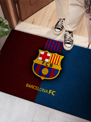 Barcelona FC® Logo - Football Mats For Bedroom Children's Room Sofa Mat Easy Care Floor Mats