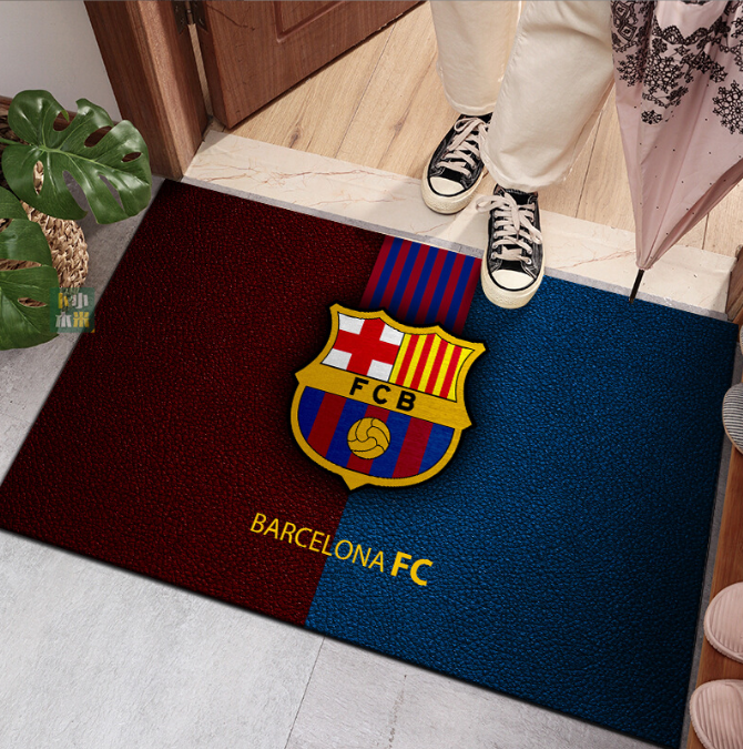 Barcelona FC® Logo - Football Mats For Bedroom Children's Room Sofa Mat Easy Care Floor Mats