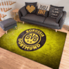 Borussia Dortmund FC® Logo - Football RED Mats For Bedroom Children's Room Sofa Mat Easy Care Floor Mats