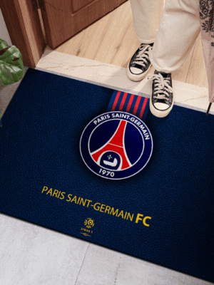 Paris Saint-Germain F.C® Logo - Football RED Mats For Bedroom Children's Room Sofa Mat Easy Care Floor Mats