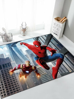 Marvel Universe Spider-Man Mats For Bedroom Children's Room Sofa Mat Easy Care Floor Mats 29