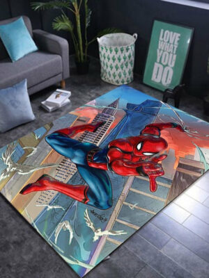 Marvel Universe Spider-Man Mats For Bedroom Children's Room Sofa Mat Easy Care Floor Mats 36