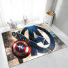 Marvel Universe Captain America Mats For Bedroom Children's Room Sofa Mat Easy Care Floor Mats 02