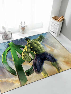 Marvel Universe The Incredible Hulk Mats For Bedroom Children's Room Sofa Mat Easy Care Floor Mats 01