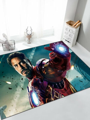 Marvel Universe The Iron Man Mats For Bedroom Children's Room Sofa Mat Easy Care Floor Mats 01