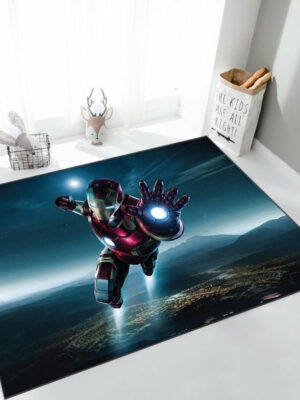 Marvel Universe The Iron Man Mats For Bedroom Children's Room Sofa Mat Easy Care Floor Mats 02