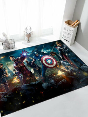 Marvel Universe Mats For Bedroom Children's Room Sofa Mat Easy Care Floor Mats 01