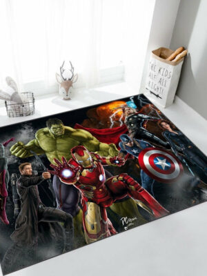 Marvel Universe Mats For Bedroom Children's Room Sofa Mat Easy Care Floor Mats 04