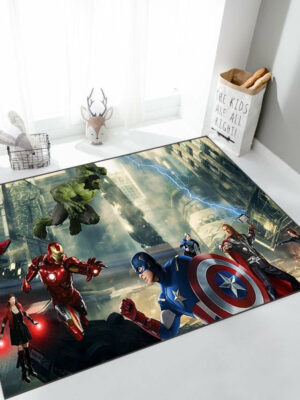 Marvel Universe Mats For Bedroom Children's Room Sofa Mat Easy Care Floor Mats 08
